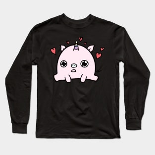 Pigacorn in love Long Sleeve T-Shirt